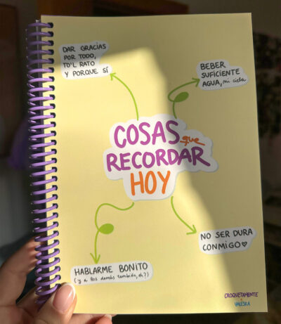 Libreta Recordatorio diario